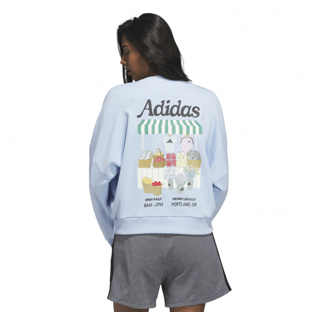 アディダス レディース スウェット トレーナー W FARMKT FT クルースウェット SH830 KC9240 KD5886 KC9241 スポーツウェア adidas