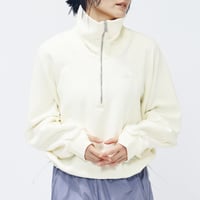 Luxflow アクティブ ルーズフィット スペーサー ハーフジップ プルオーバー