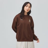 Dog At Cafe Crew Womens