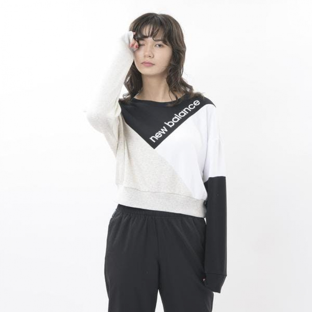 new balance レディースパーカー ホワイト/ブラック ニューバランス(NEW BALANCE) レディースパーカー・トレーナー | 通販