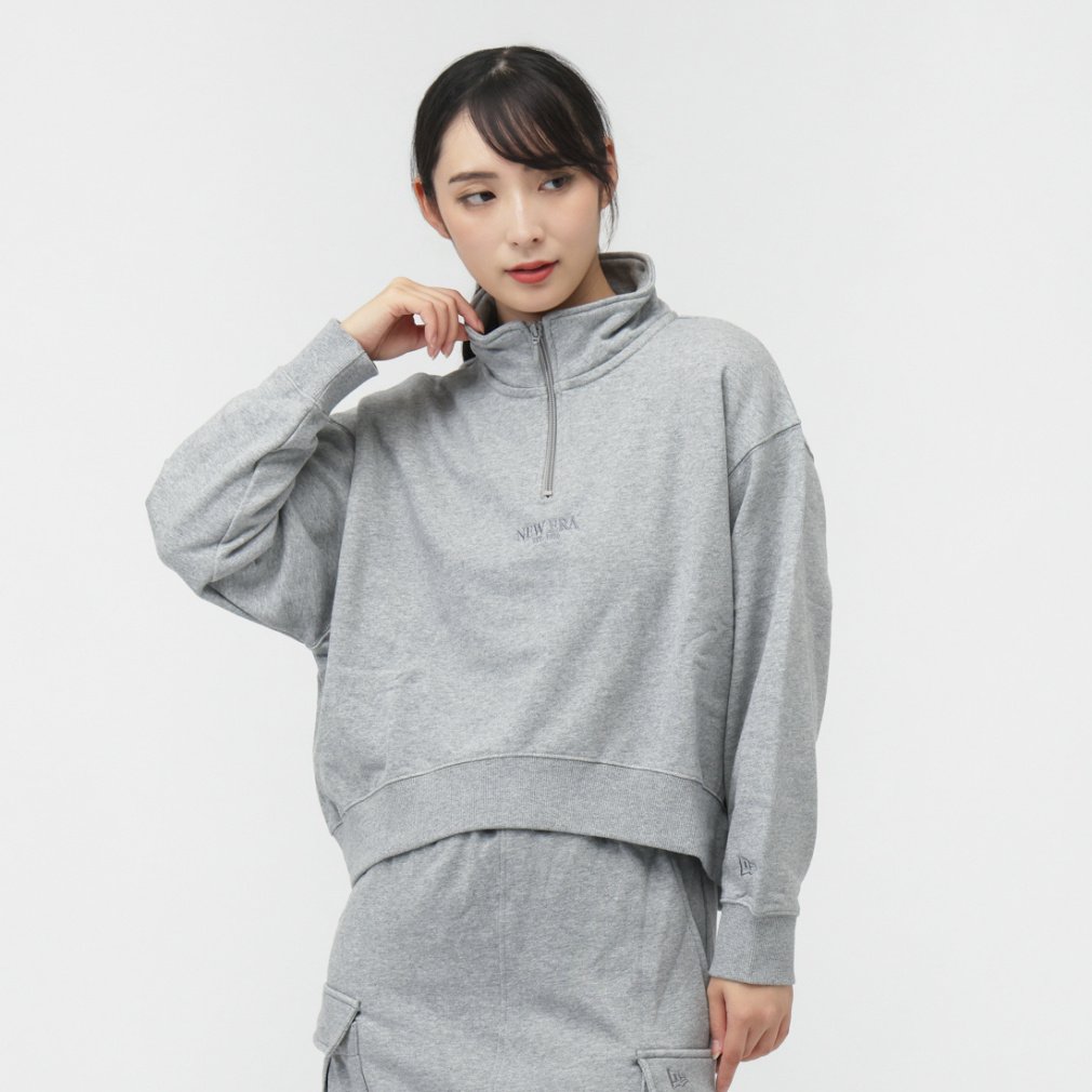 j[G fB[X XEFbg g[i[ WS SWEAT HALF ZIP GRY 14674705 GRY X|[cEFA F ~fAO[ NEW ERA
