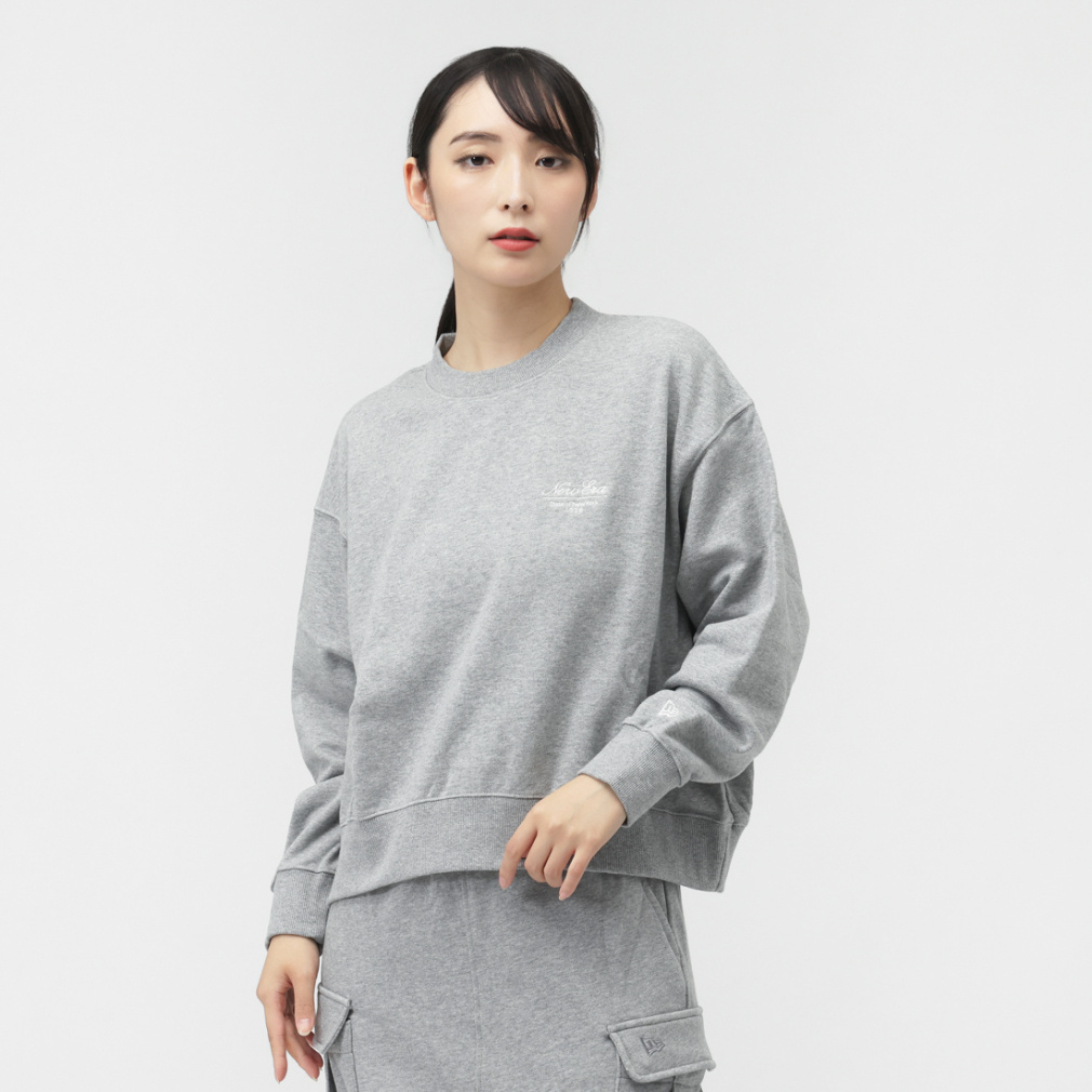 WS SWEAT CREW NECK GRY(ミデアムグレー-S)
