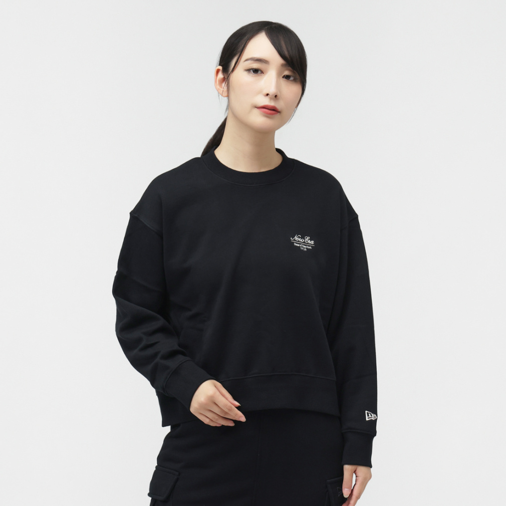 ニューエラ レディース スウェット トレーナー WS SWEAT CREW NECK BLK