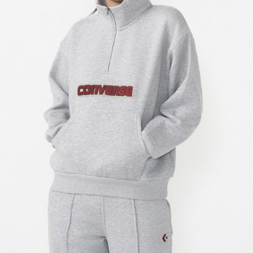 シェニール スウェット ハーフジップ