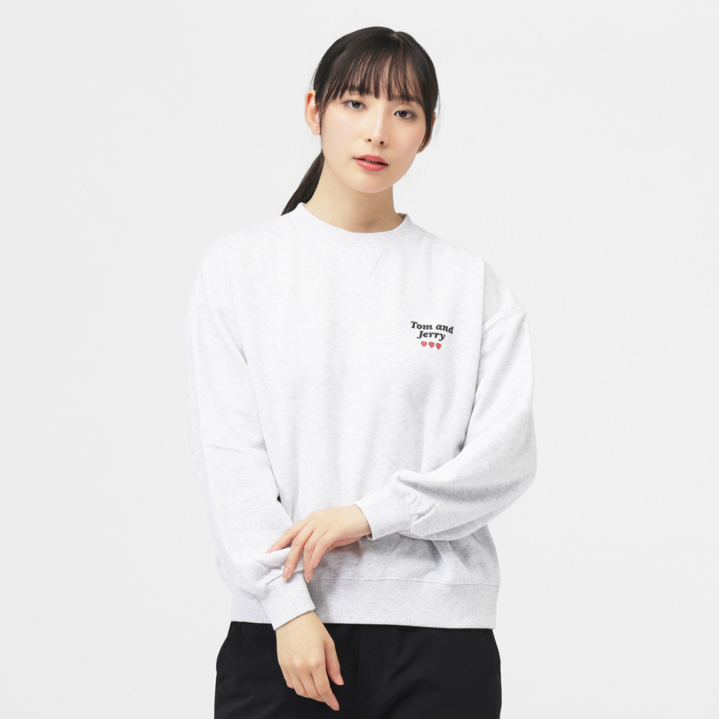 45R ホワイト スウェット トレーナー 45R裏毛の908オーシャンスウェット: WOMEN｜45R