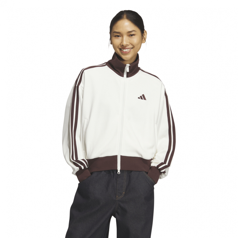 adidas トラックトップ　ワッフルジャージ adidas ワッフルトラックトップ - メルカリ