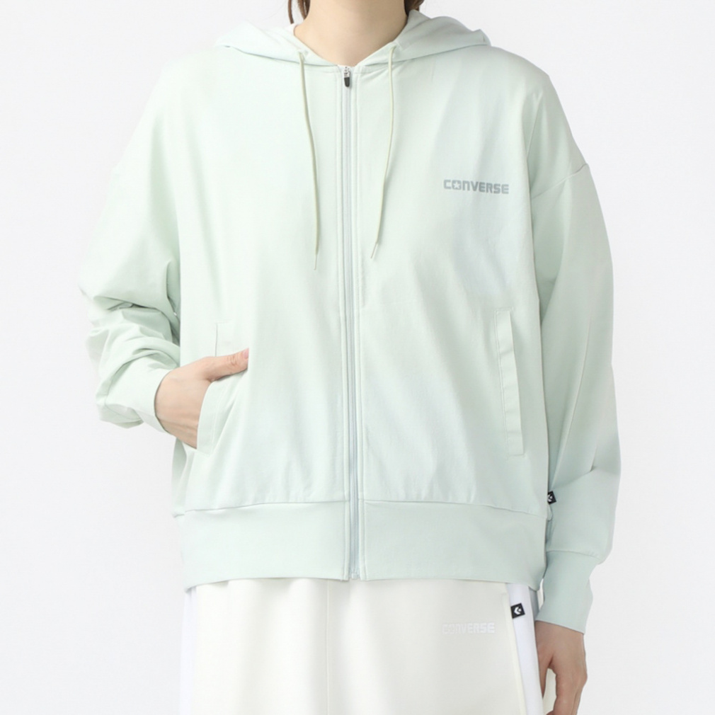 コンバース レディース スウェット フルジップ LT WEIGHT HOODIE 4520003パーカー アウター スポーツウェア Converse