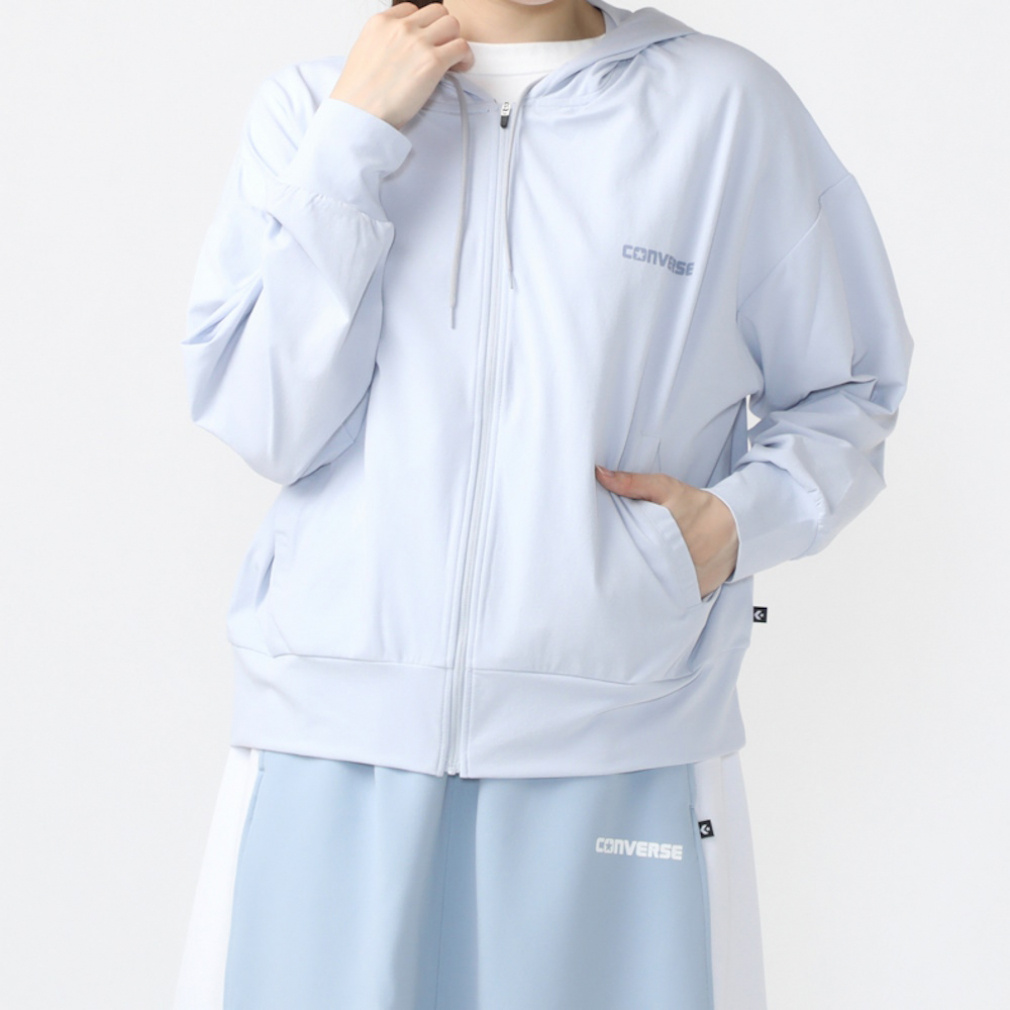 コンバース レディース スウェット フルジップ LT WEIGHT HOODIE 4520003パーカー アウター スポーツウェア Converse