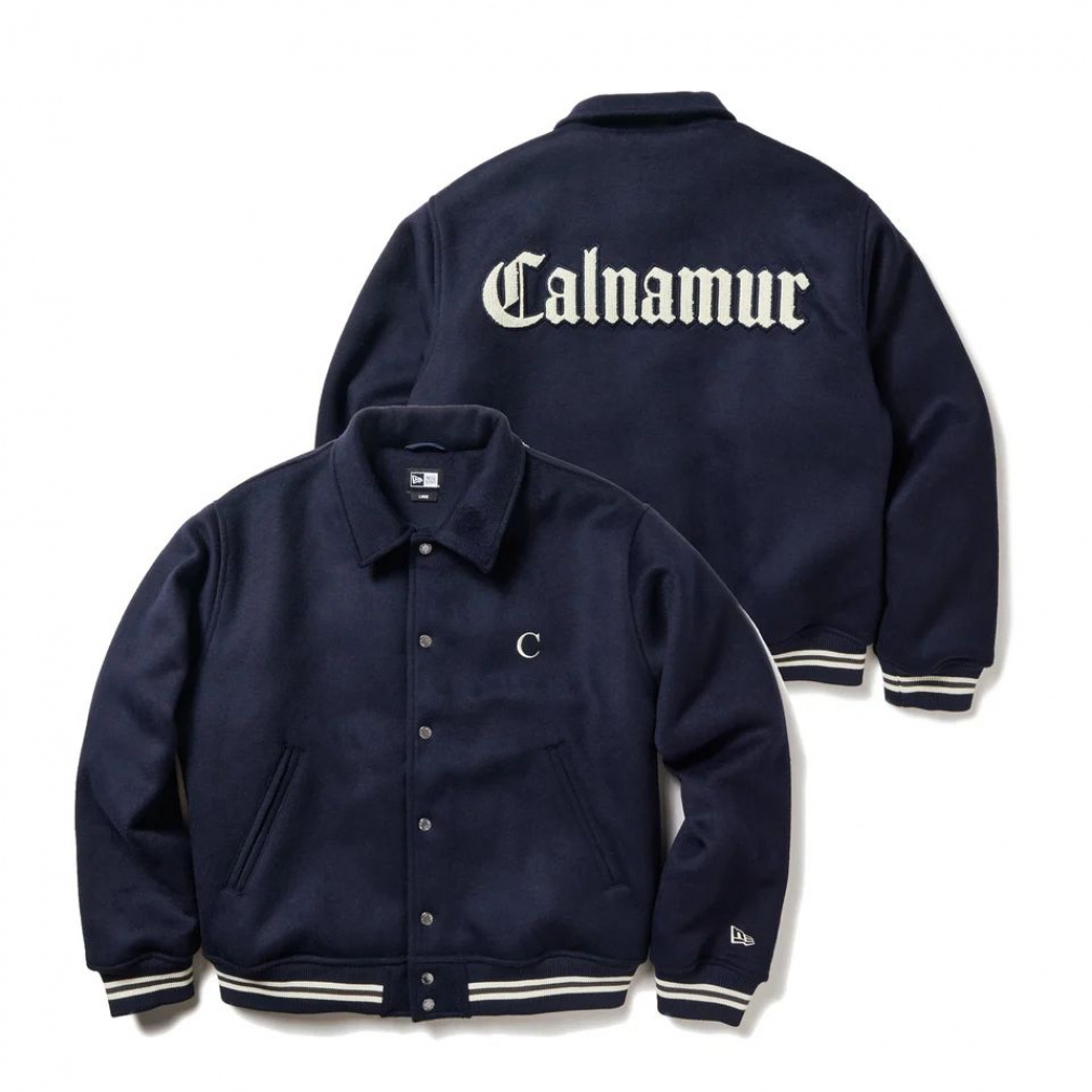 �j���[�G�� ���f�B�[�X �A�E�^�[�E�F�A MELTON VARSITY CALNAMUR NVY 14349047 47 �X�|�[�c�E�F�A �F �l�C�r�[ NEW ERA