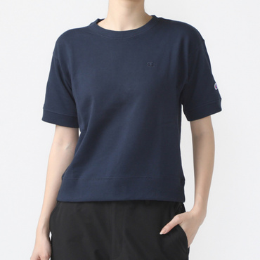 SHORT SLEEVE SWEATSHIRT(ネイビー-L)
