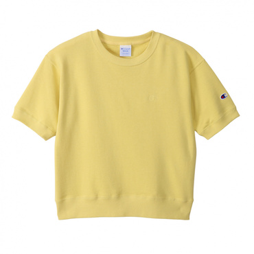 SHORT SLEEVE CREW NECK SWEATSHIRT