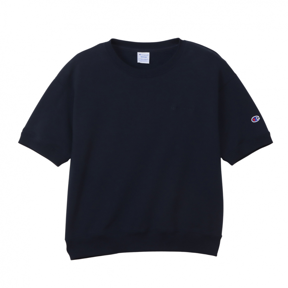 SHORT SLEEVE SWEATSHIRT(ネイビー-M)