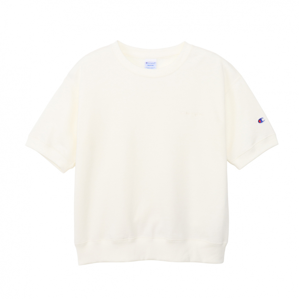 SHORT SLEEVE SWEATSHIRT(オフホワイト-M)