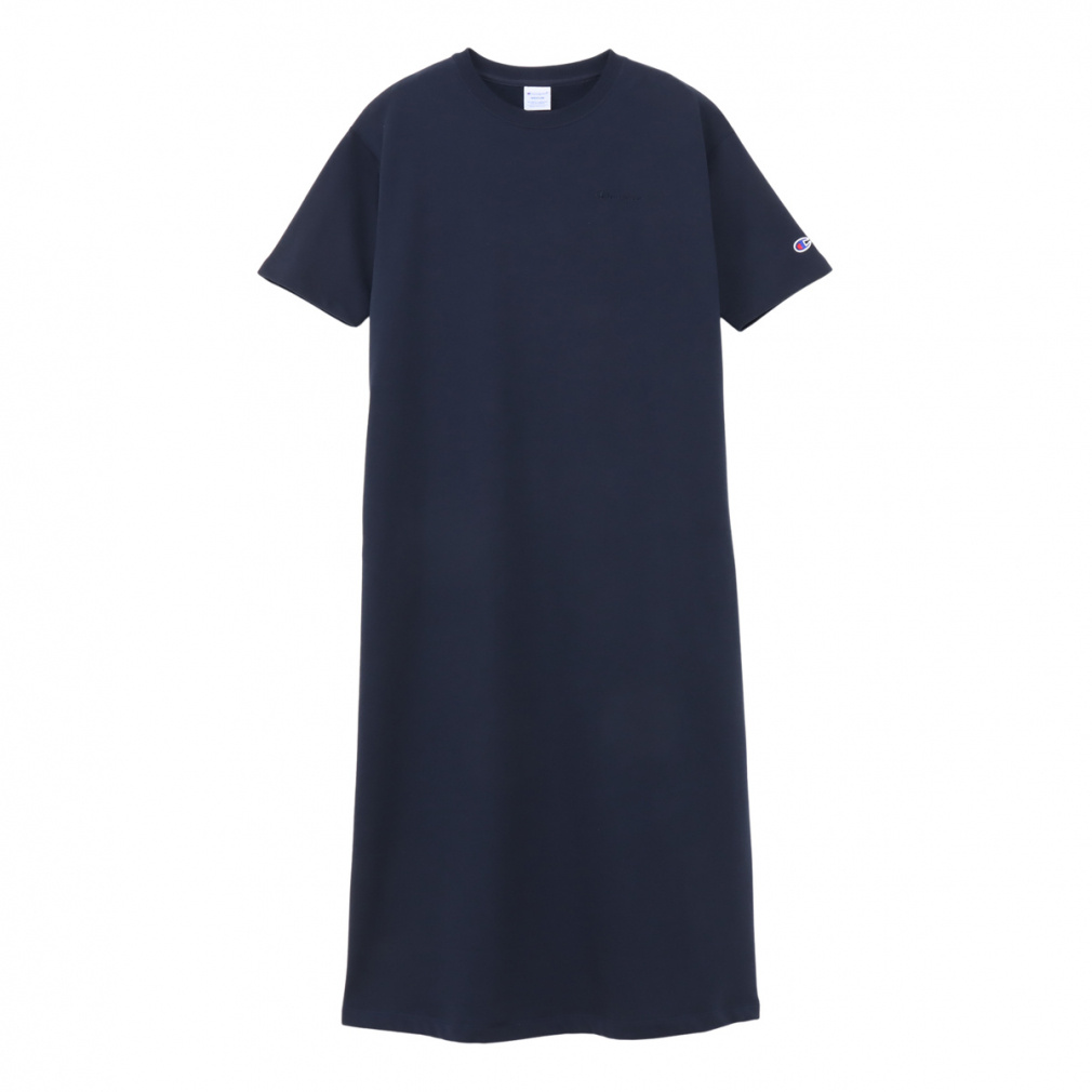 SWEAT S/S ONEPIECE DRESS(ネイビー-M)