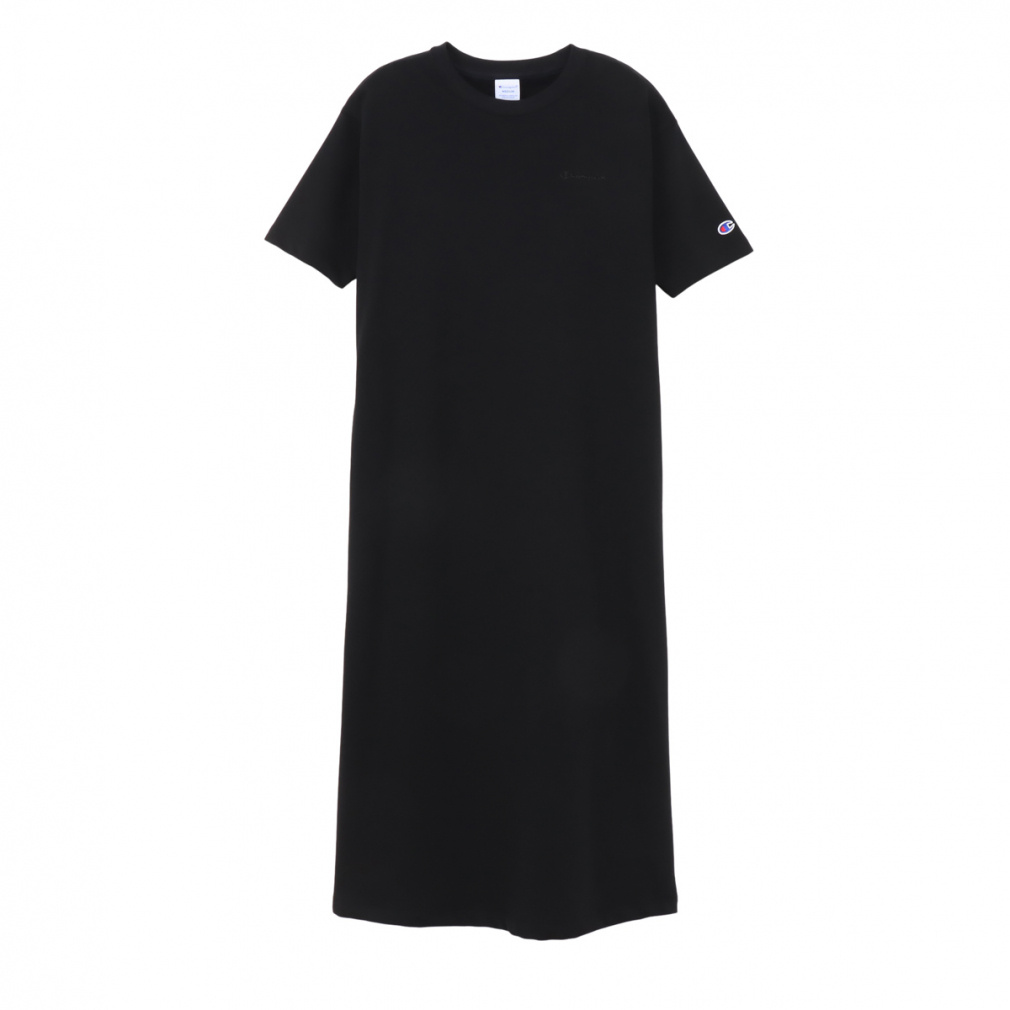 SWEAT S/S ONEPIECE DRESS(ブラック-M)
