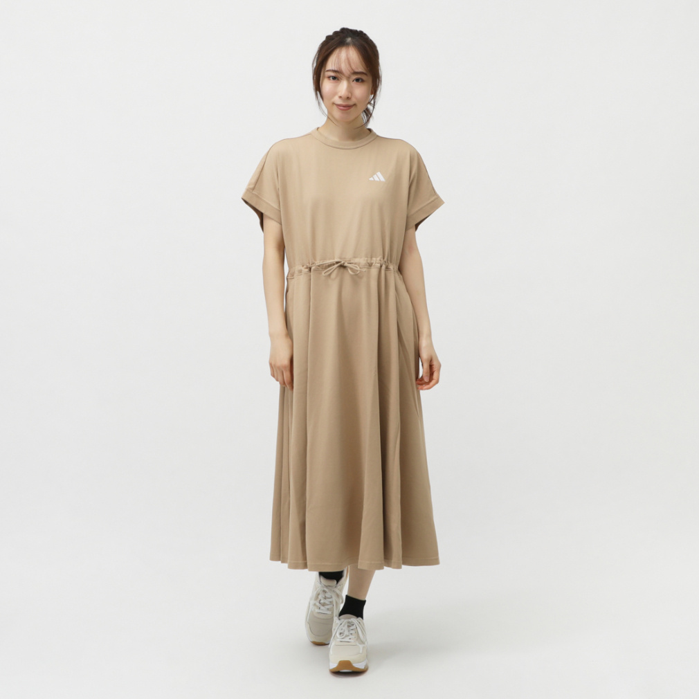 olta様 ワンピース Mキャメル セール】 〔 TALLサイズ 〕 シアーボイル シャツワンピース