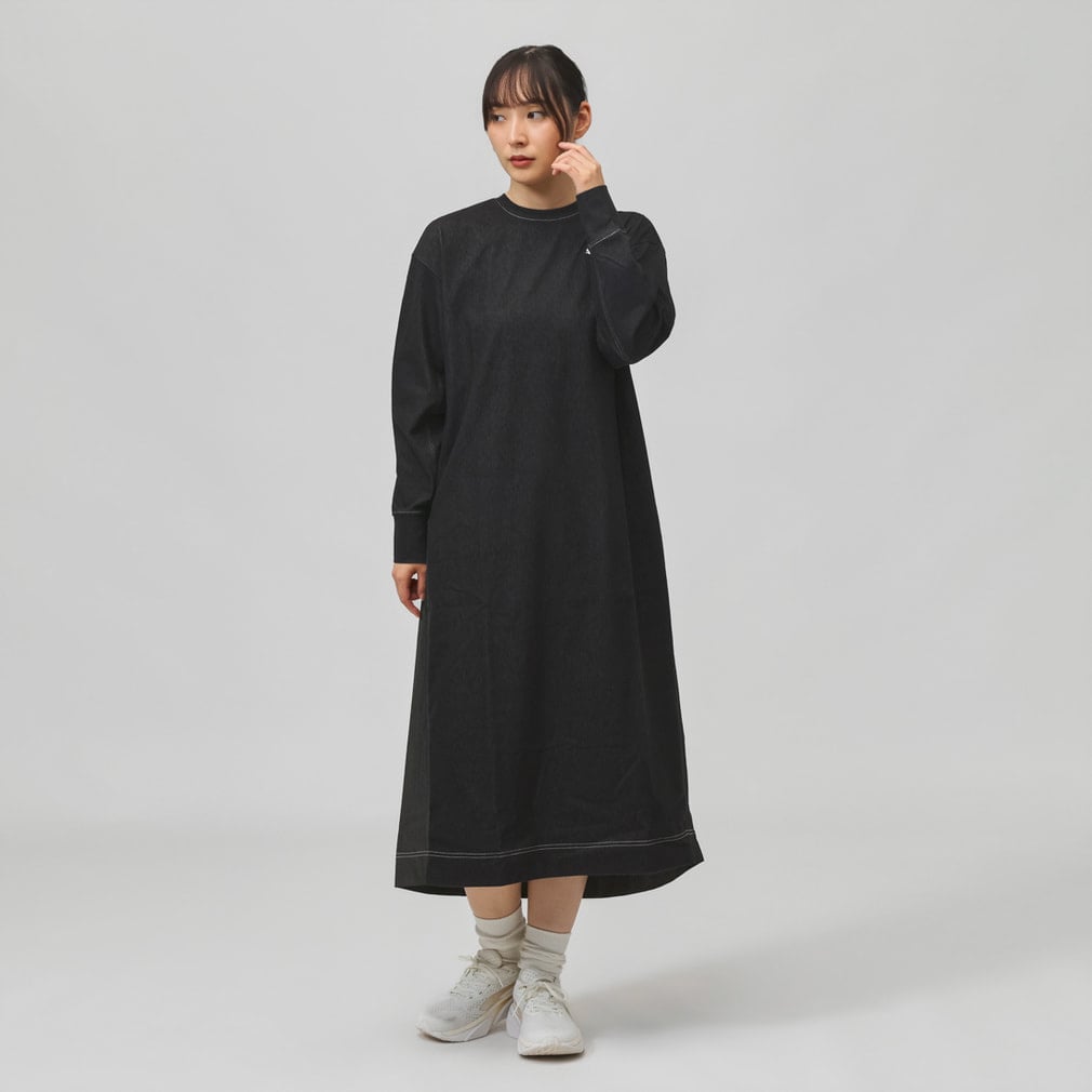 プーマ レディース ワンピース ESS ELEVATED デニム ライク ドレス