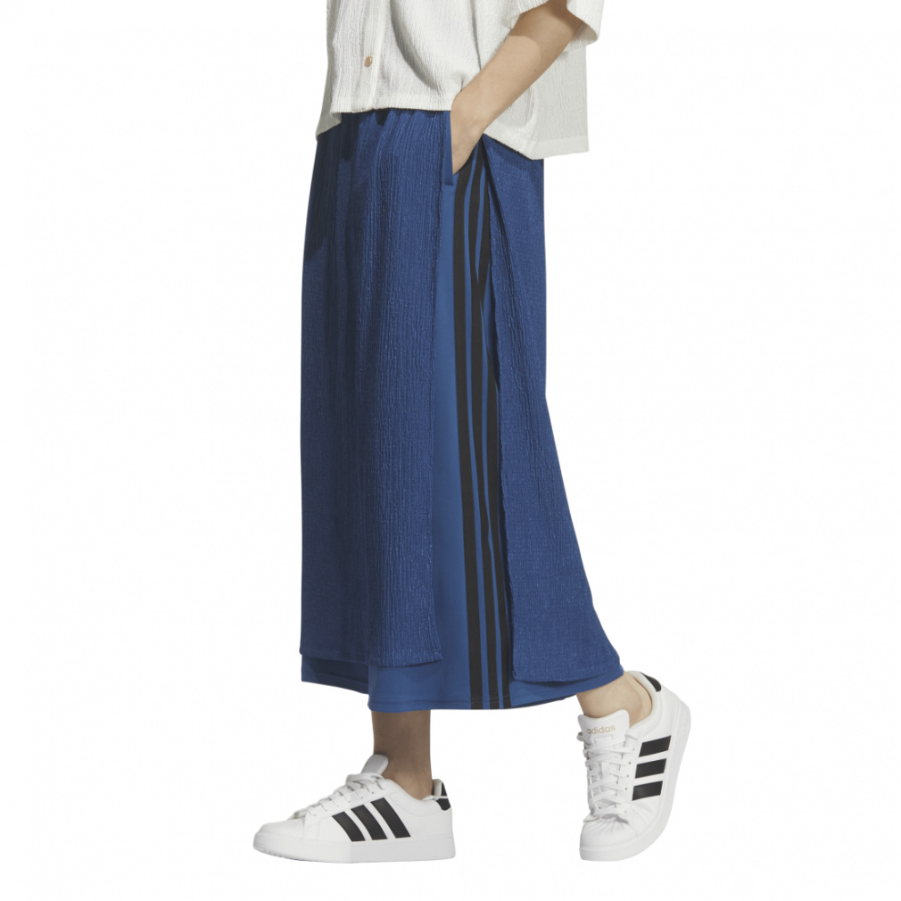 SOFTLUX シアー レギュラーフィット スカート(コバルトブルー-M)