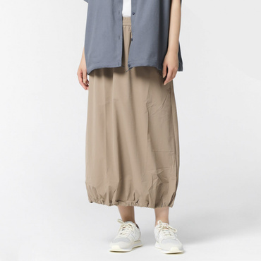 THE CITY マルチファンクションスカート(ブラウン-S)