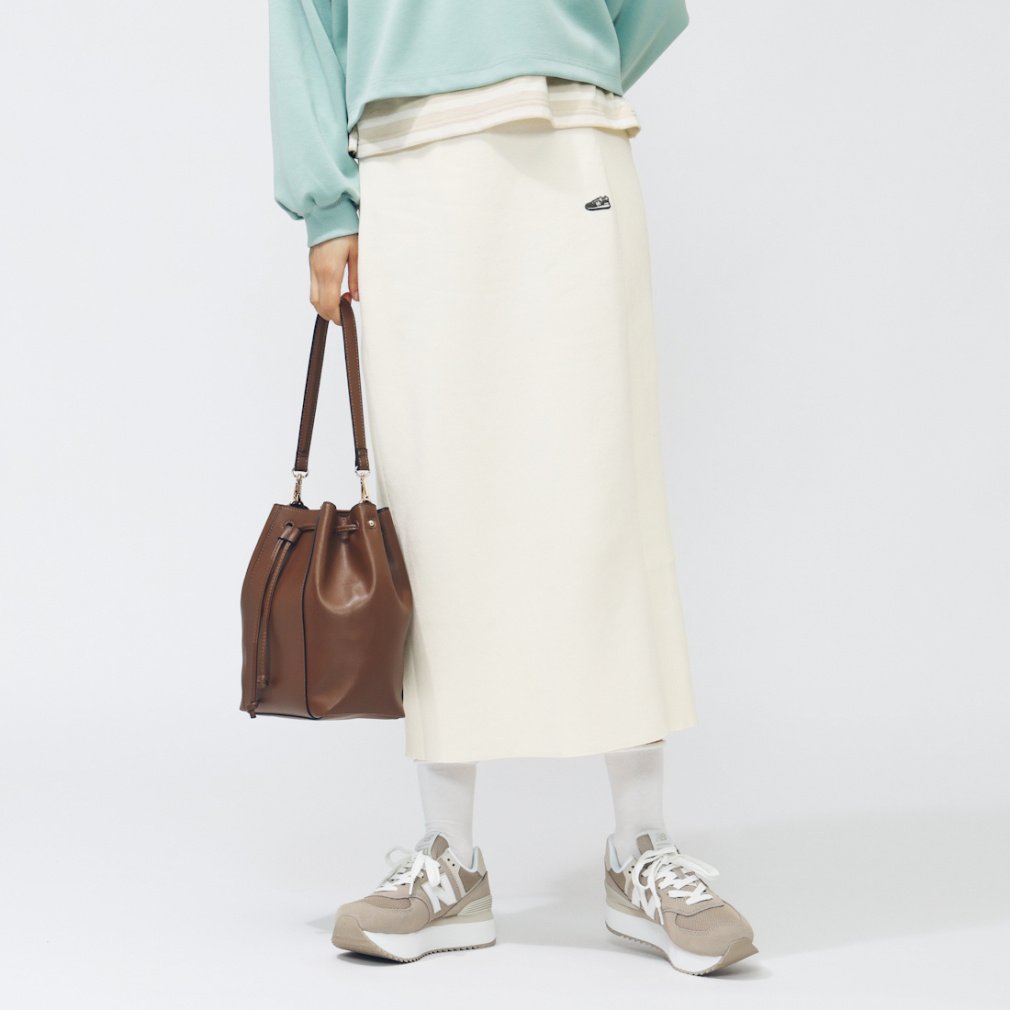 ニューバランス THE CITY レディース スカート シューパッチニット