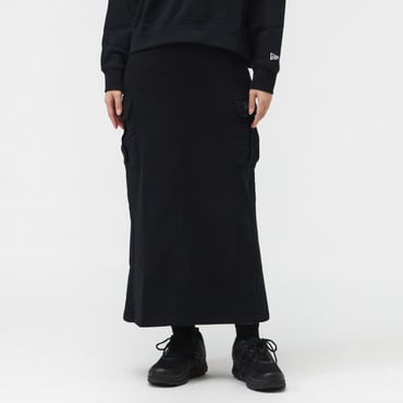 WS SWEAT CARGO SKIRT BLK