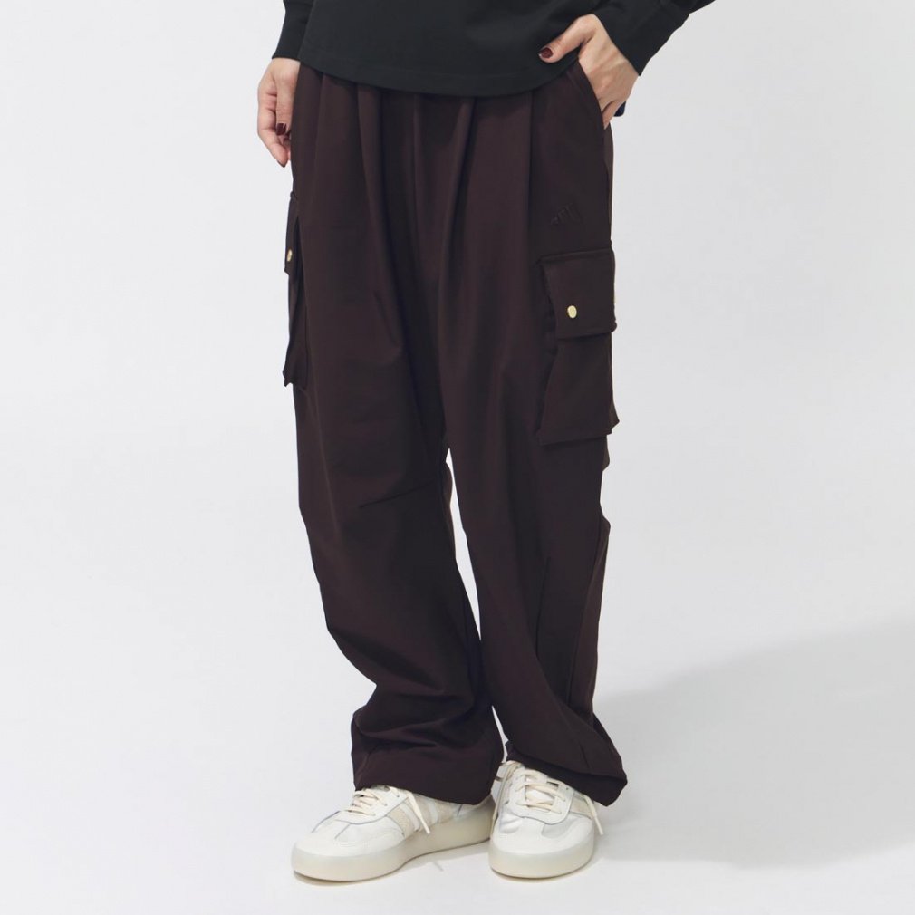 アディダス レディース ロングパンツ W LUX CA ストレッチウーブン