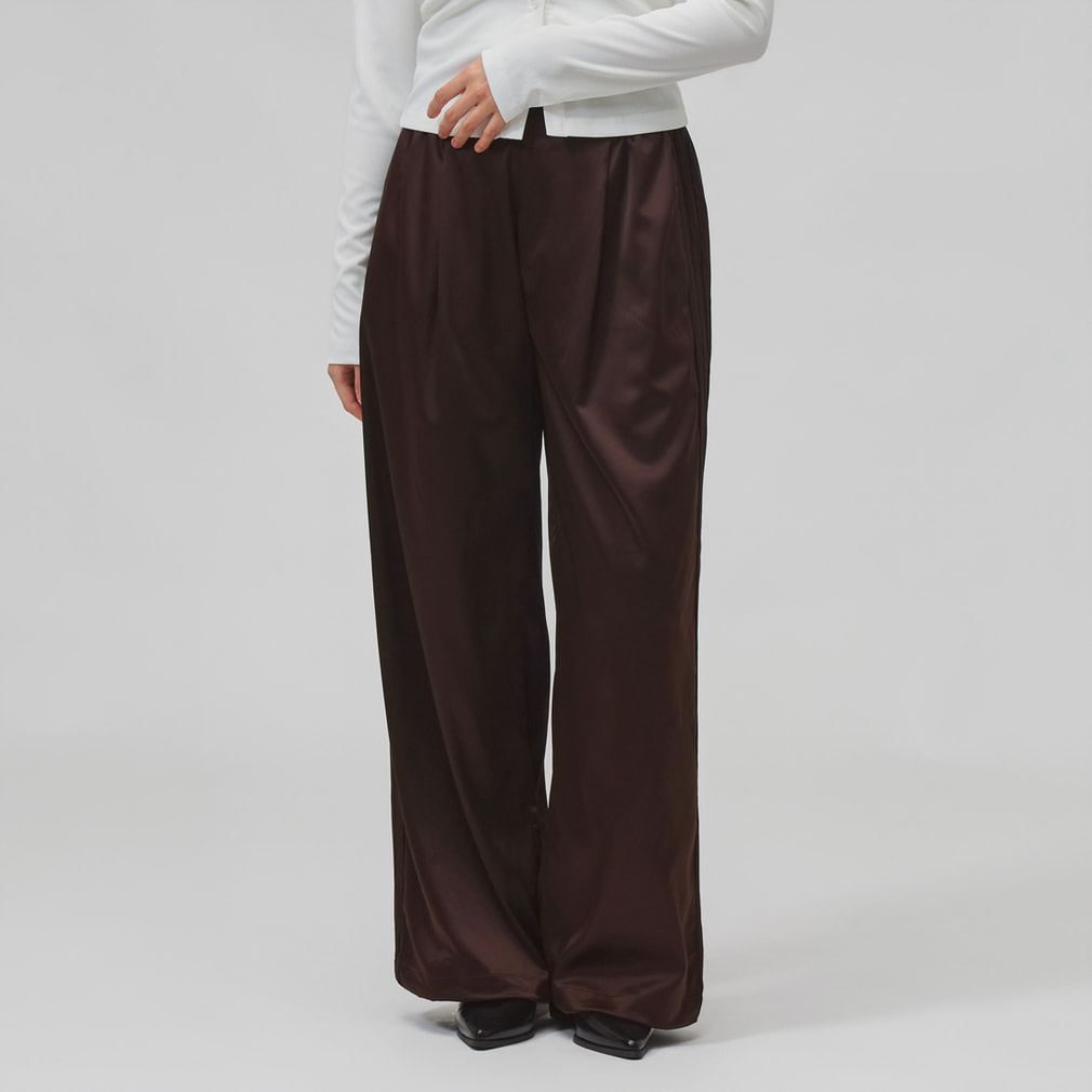 アディダス レディース ロングパンツ LUXFLOW サテンパンツ CE016