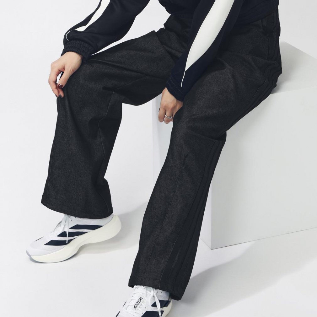 アディダス レディース ロングパンツ W STADIUM C デニムパンツ Y7518