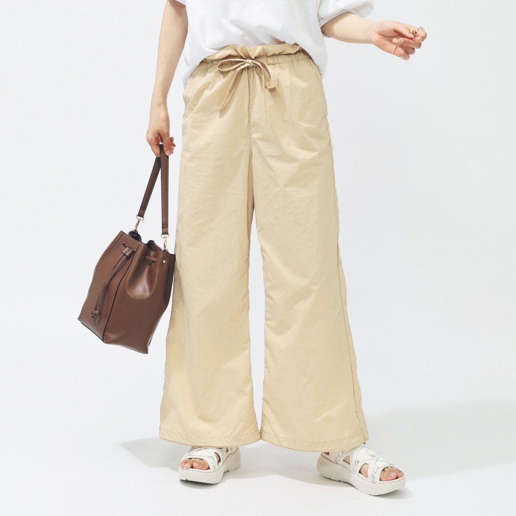 ハン SUMMER ウーブン ワイドパンツ｜Alpen Online