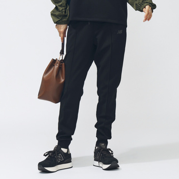 THE CITY ジョガーパンツ(ブラック-S)