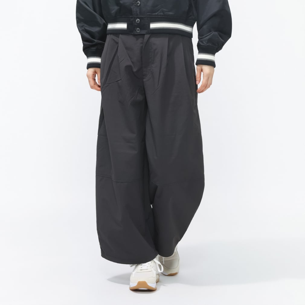 WS NYLON EASY PANTS CHA(チャコールグレー-S)
