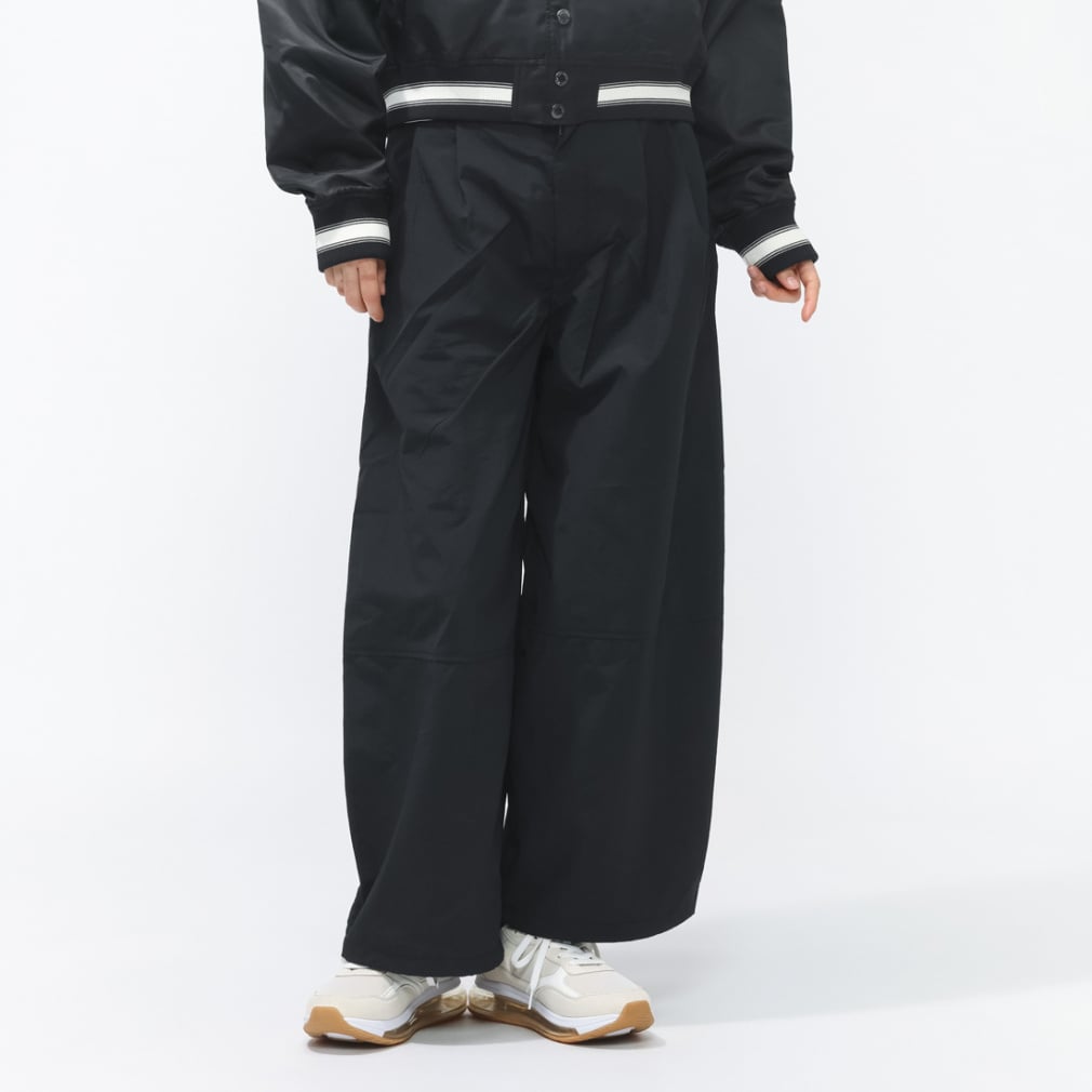WS NYLON EASY PANTS BLK(ブラック-S)