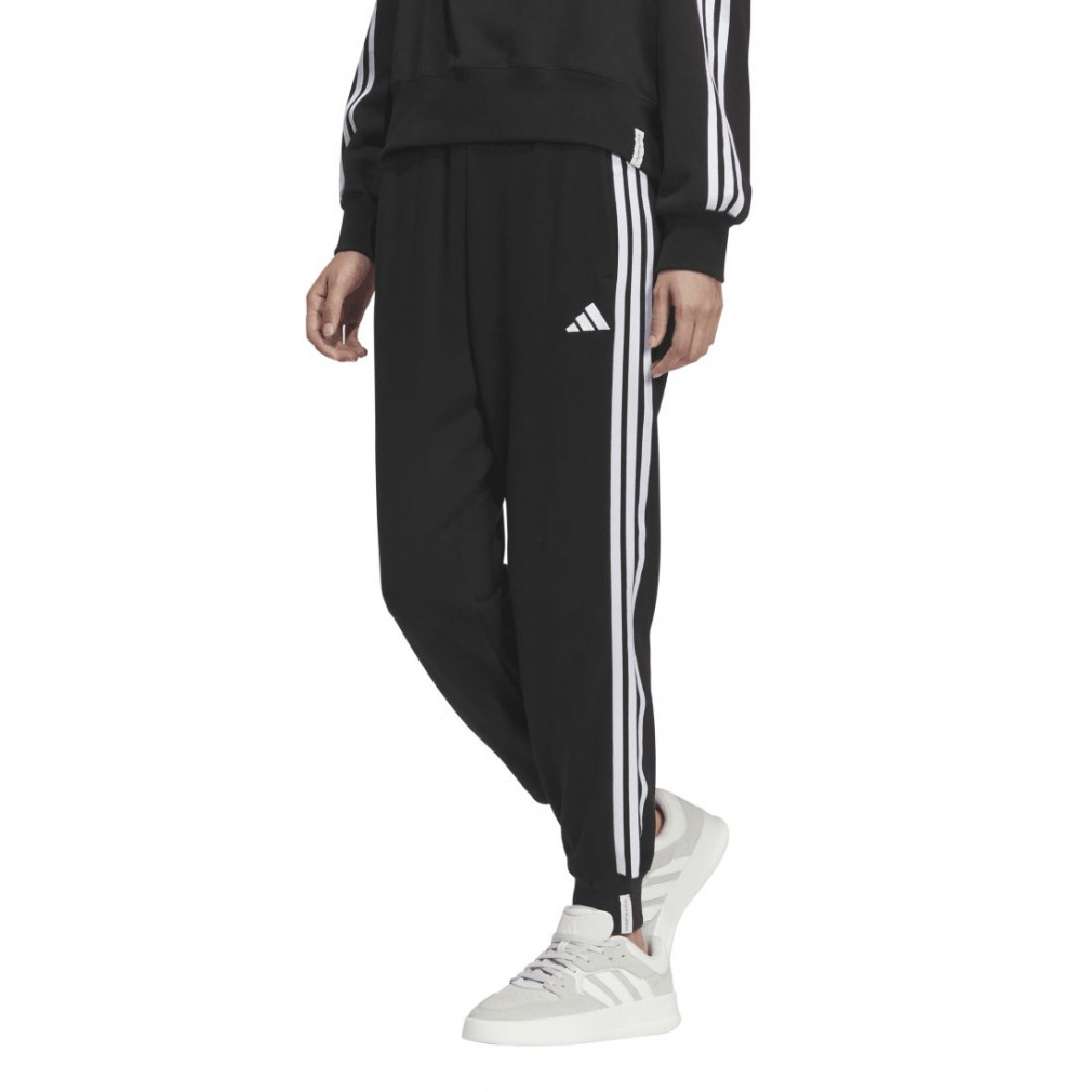 Y-3★フレンチテリー スウェットパンツ ストライプ ブラック adidas スウェットパンツ ジャージ スリーストライプス ルーズ