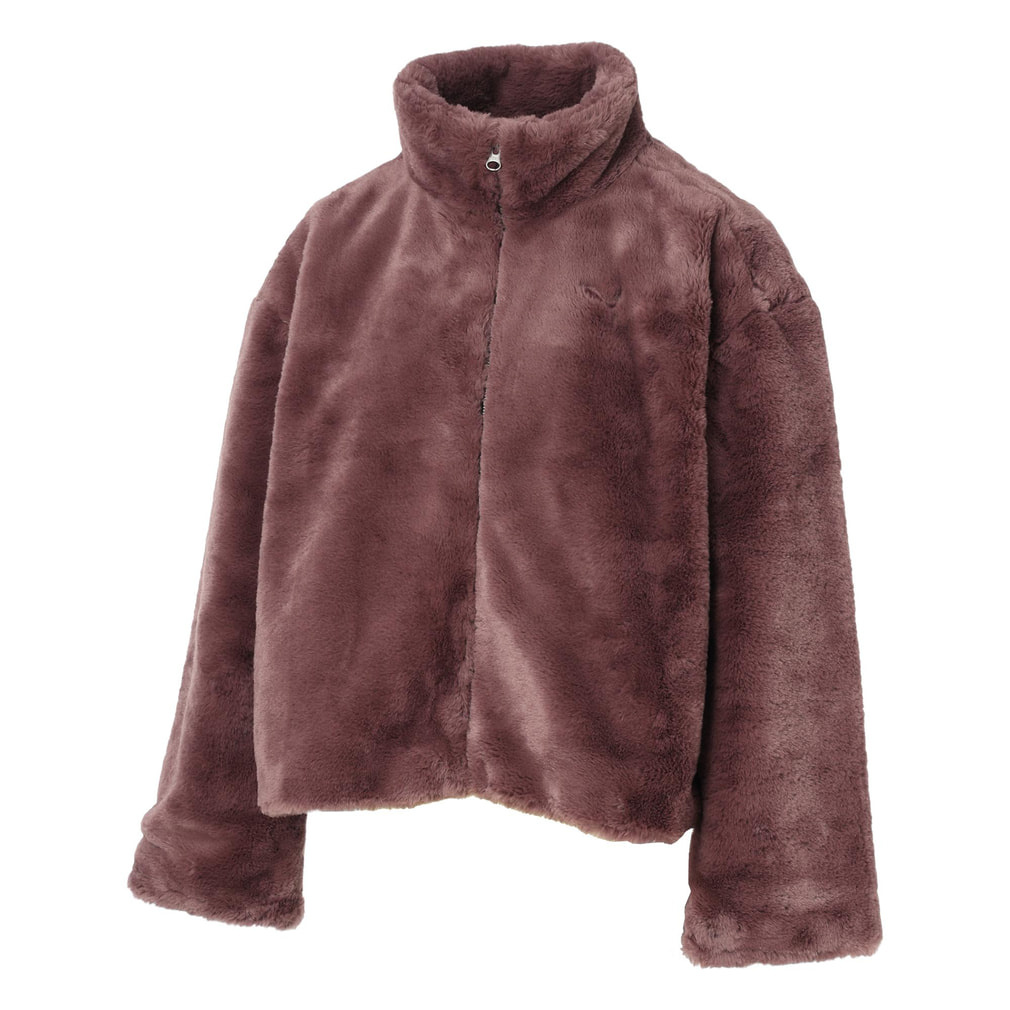 FUR JKT(グレイシュコーラル-S)