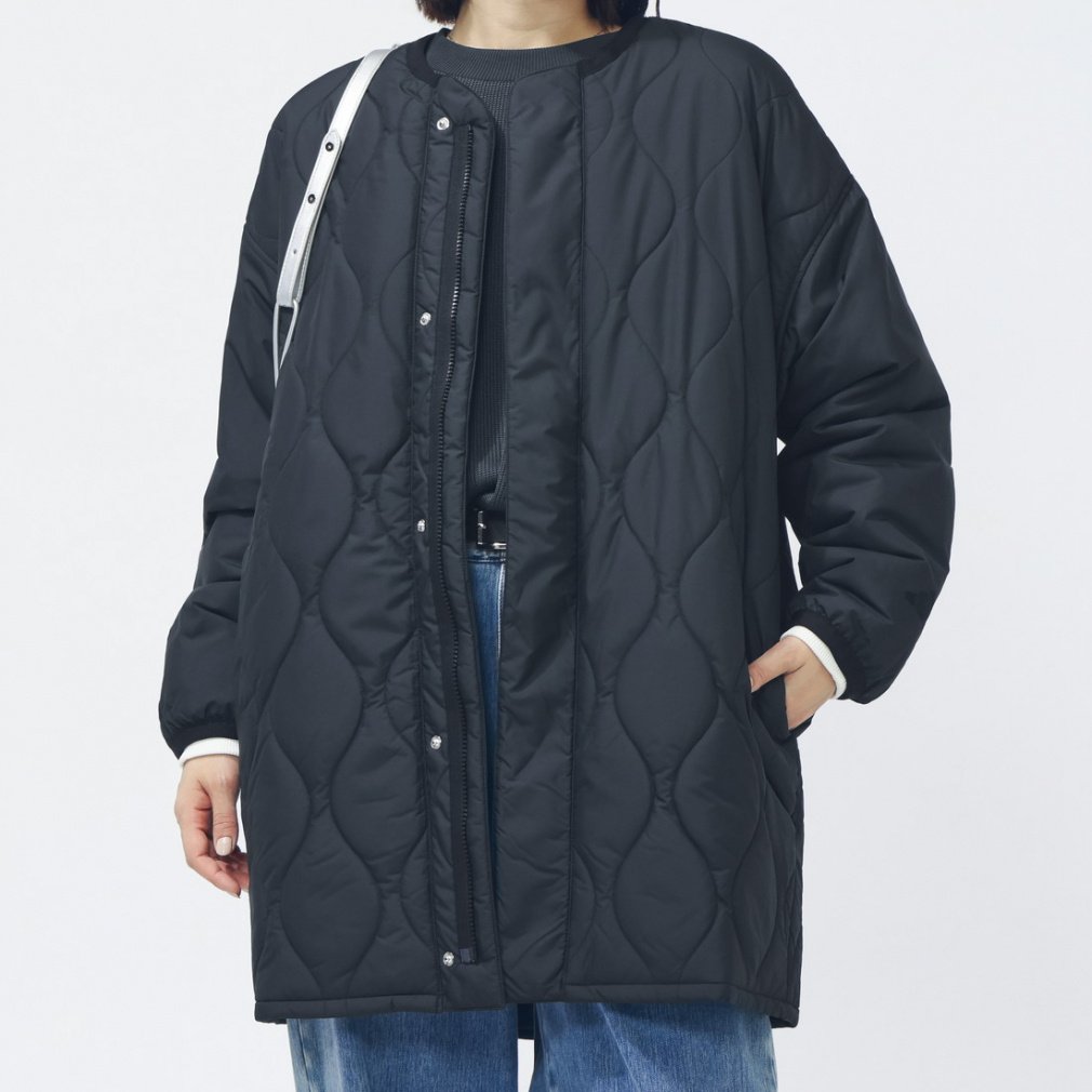 アディダス レディース 中綿ジャケット 中わた入りキルティング ルーズ