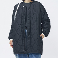 中わた入りキルティング ルーズフィット ジャケット