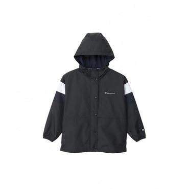 ZIP HOODED JACKET(ブラック-L)