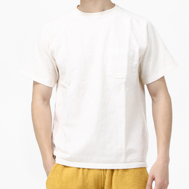 SHORT SLEEVE RAGLAN HEAVY POCKET TEE