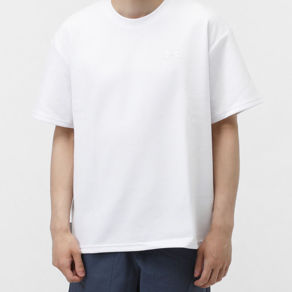 UAアポロ ショートスリーブ Tシャツ(ホワイト-S)
