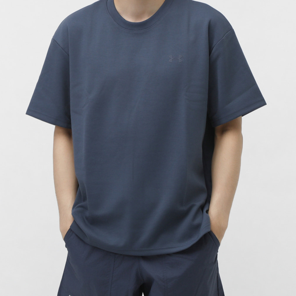 UAアポロ ショートスリーブ Tシャツ(ダークグレー-S)