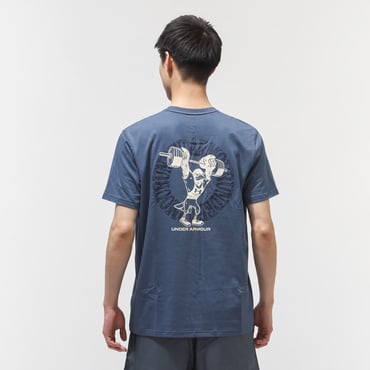 UAパフォーマンスコットン グラフィック ショートスリーブ Tシャツ