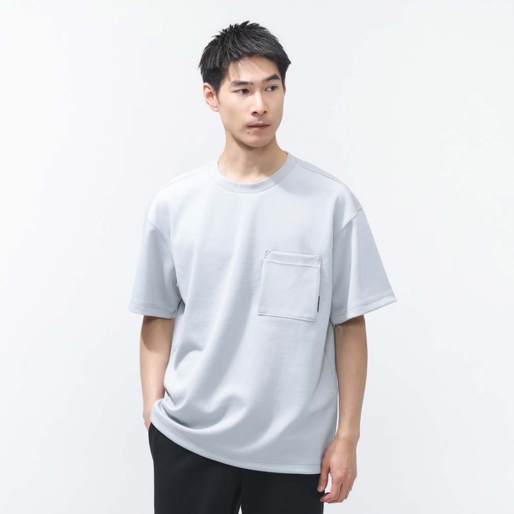 UAアポロ ショートスリーブ Tシャツ(グレー-S)