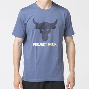 UAプロジェクトロック ブラフマ ブル ショートスリーブTシャツ