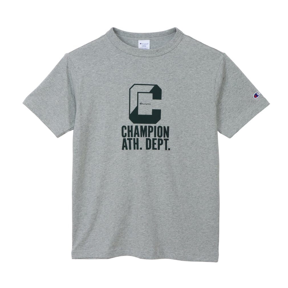 SHORT SLEEVE T-SHIRT(グレー-M)