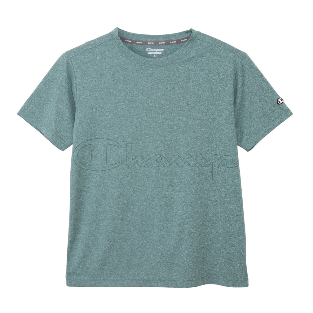 SHORT SLEEVE T-SHIRT(グリーン-M)