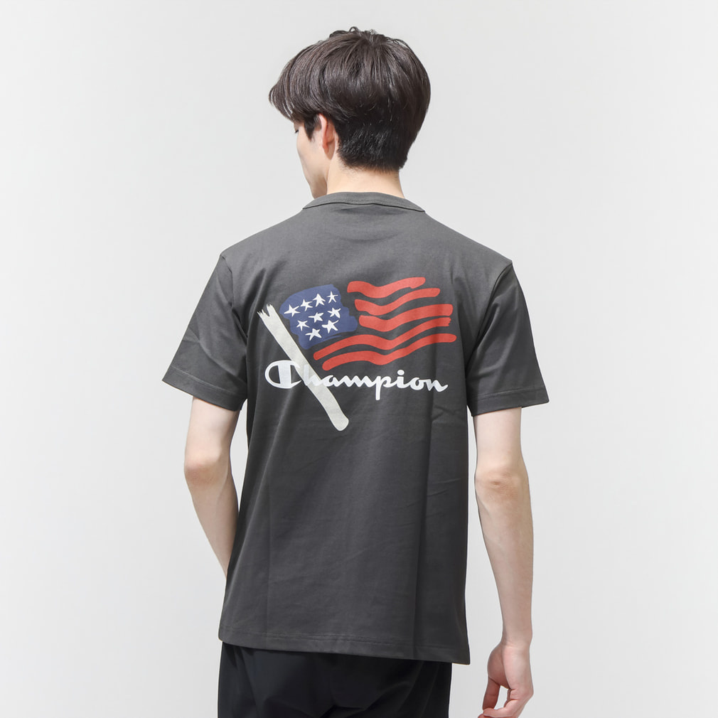 チャンピオン メンズ 半袖 Tシャツ SHORT SLEEVE T-SHIRT C8-D351