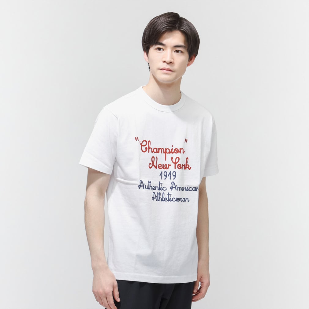 チャンピオン メンズ 半袖 Tシャツ SHORT SLEEVE T-SHIRT C8-D353