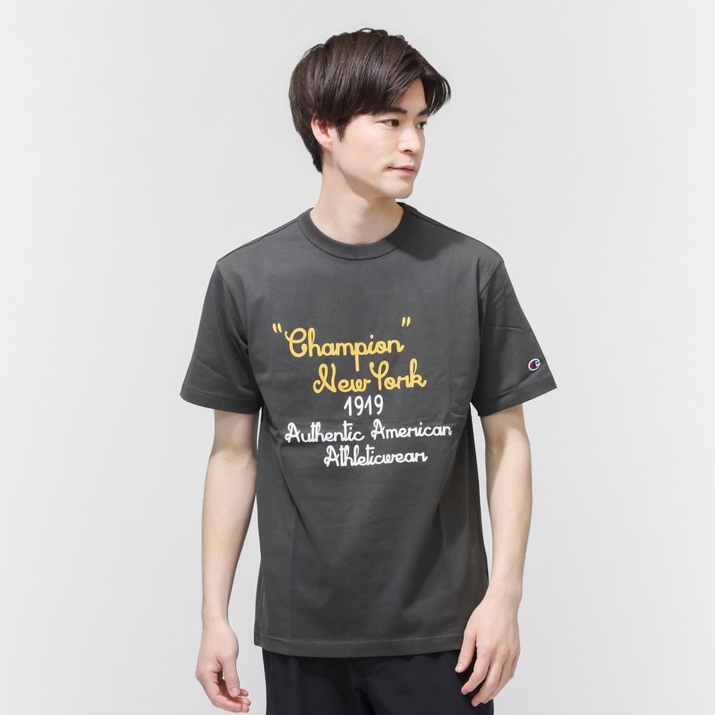 チャンピオン メンズ 半袖 Tシャツ SHORT SLEEVE T-SHIRT C8-D353