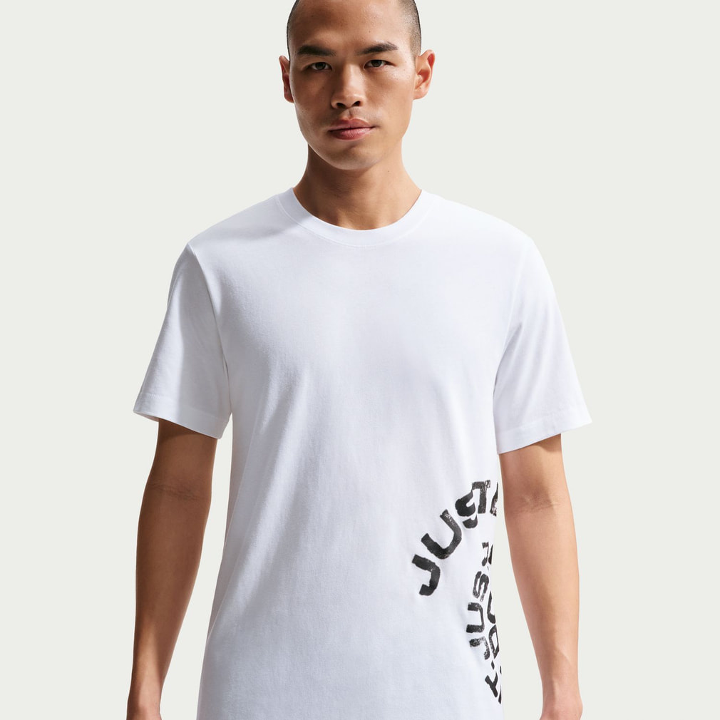 【WHITE】ジャージー Tシャツ サンデッドジャージー モックネック Tシャツ【Steve/Sanded Jersey