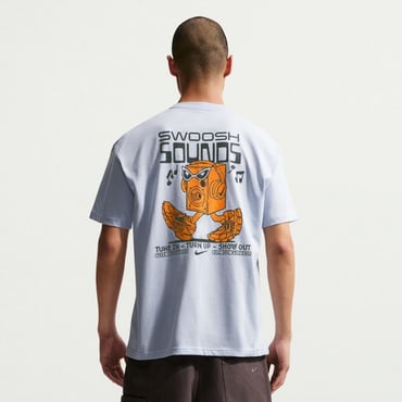 NSW LSE スウッシュ サウンズ S/S Tシャツ(ペールブルー-M)
